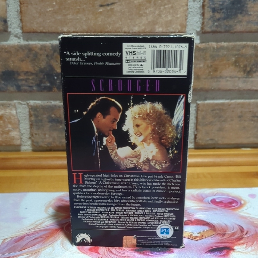 Scrooged VHS (1988) – Comedy/Fantasy Holiday Classic - Picture 4 of 10